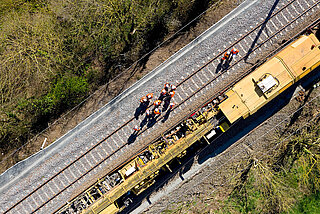 Track laying machine