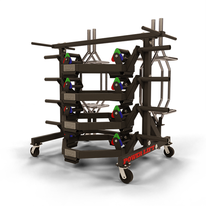 Deadlift/Trap Bar Storage Cart